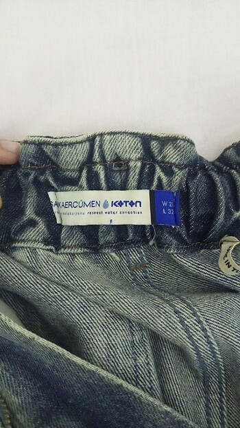 27 Beden gri Renk Koton Yüksek Bel Kadın Pantolon W/27 L/32 beden