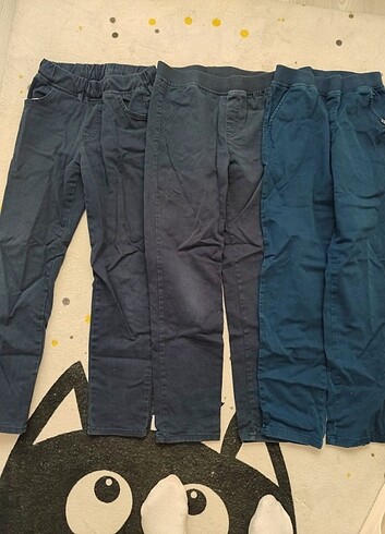 LC Waikiki Üç adet lacivert okul için uygun pantolon