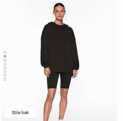Oysho Moral karışımlı kapüşonlü sweatshirt