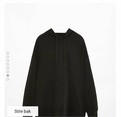 l Beden gri Renk Moral karışımlı kapüşonlü sweatshirt