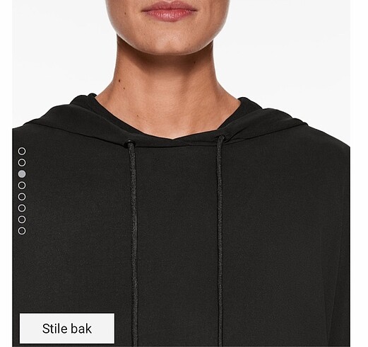 l Beden Moral karışımlı kapüşonlü sweatshirt