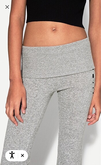 Bershka İspanyol paça pantolon