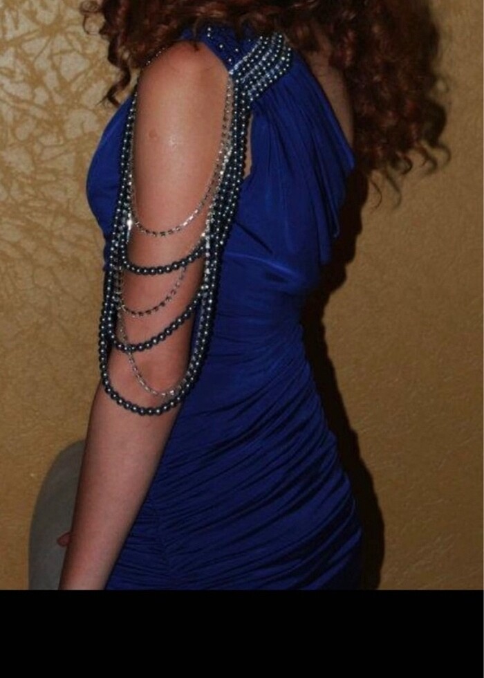 Tek kollu kısa abiye - Görsel 3