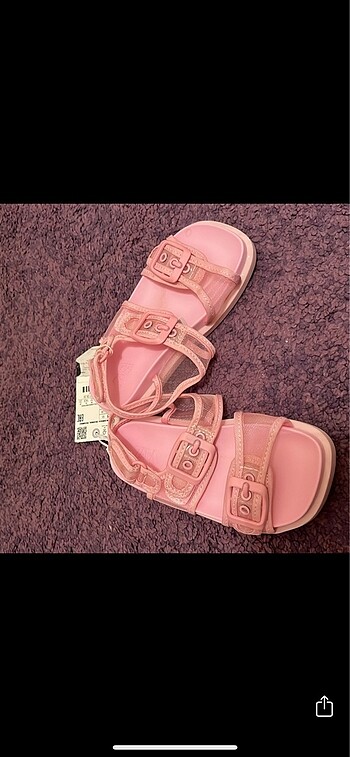 Zara Ağ Sandalet - Görsel 5