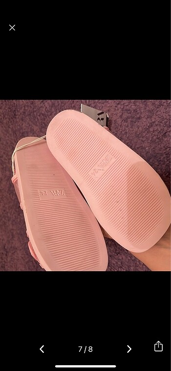 Zara Ağ Sandalet - Görsel 6