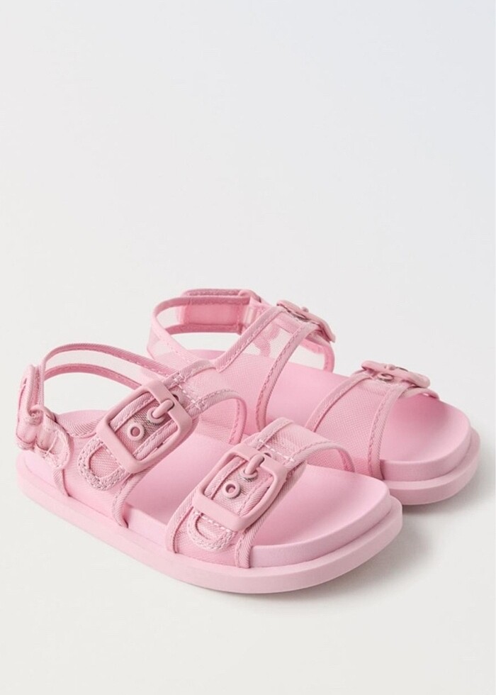 Zara Ağ Sandalet - Görsel 2