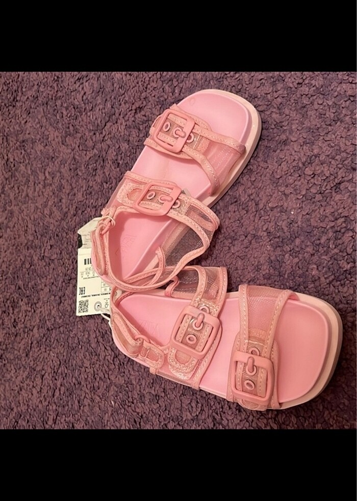 Zara Ağ Sandalet - Görsel 5