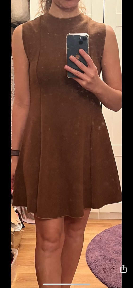 Zara streç skater elbise - Görsel 2