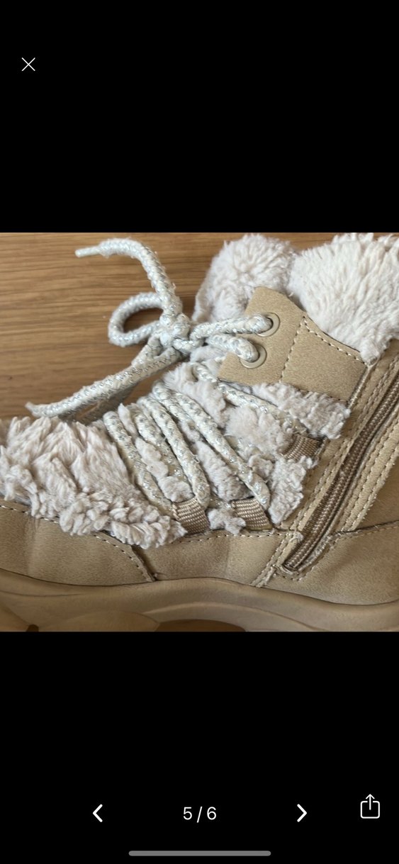 Zara peluş yünlü teddy Bot - Görsel 5