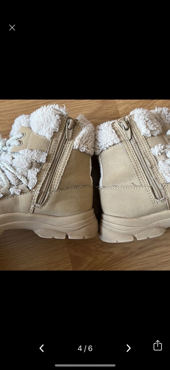 Zara peluş yünlü teddy Bot - Görsel 4