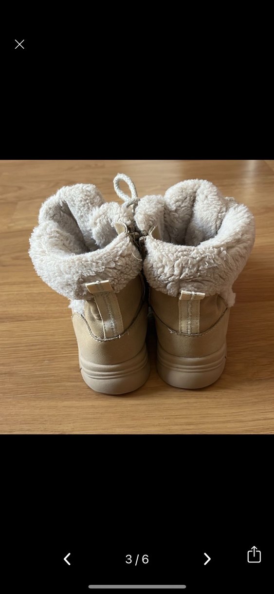 Zara peluş yünlü teddy Bot - Görsel 3