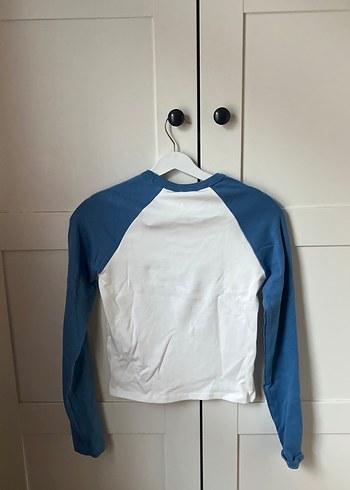 Mavi Beyaz Uzun Kollu sweatshirt - Görsel 3