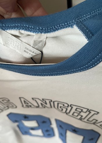 Mavi Beyaz Uzun Kollu sweatshirt - Görsel 2