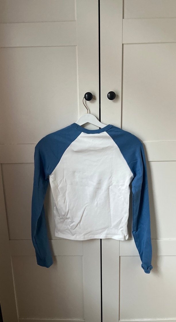 Mavi Beyaz Uzun Kollu sweatshirt - Görsel 3