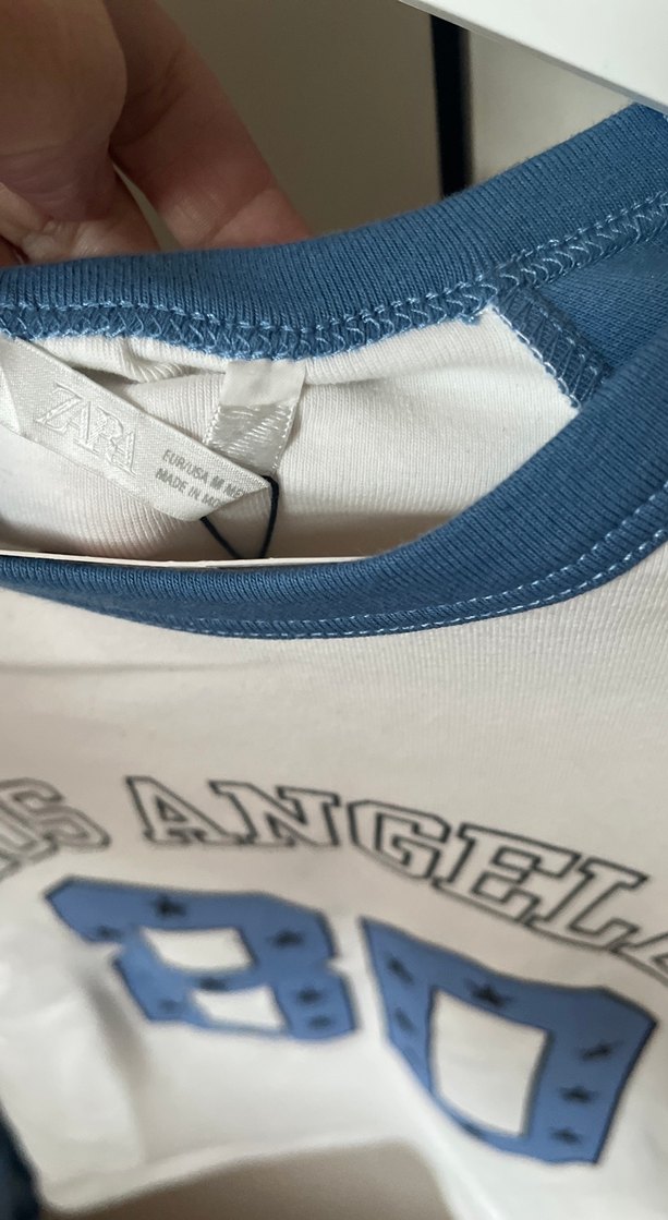 Mavi Beyaz Uzun Kollu sweatshirt - Görsel 2