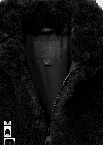 Siyah Kürklü Ceket - Görsel 6