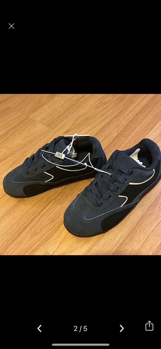 Zara hakiki deri spor ayakkabı - Görsel 2