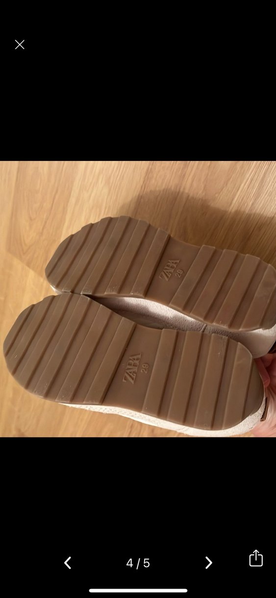 Zara hakiki deri çocuk spor ayakkabı - Görsel 4