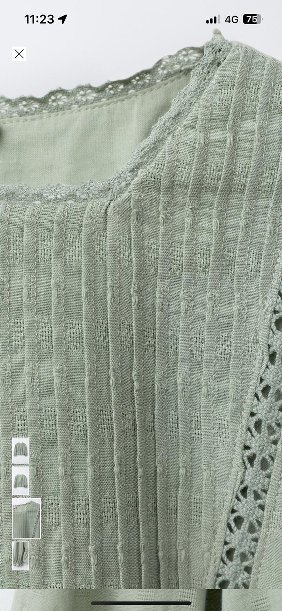 Zara çocuk vintage bluz - Görsel 3