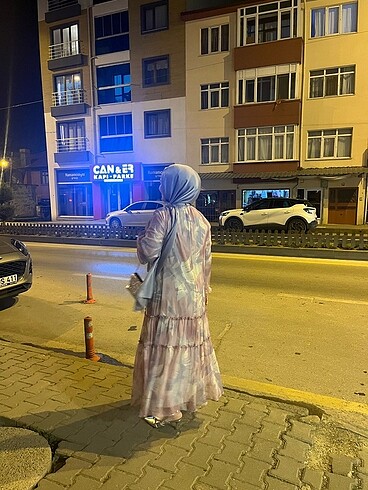 36 Beden çeşitli Renk Tesettür elbise