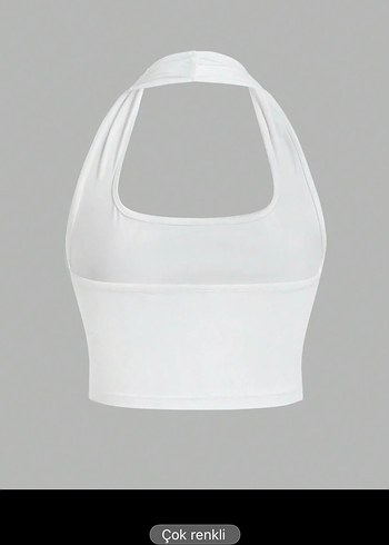 beyaz crop top - Görsel 2