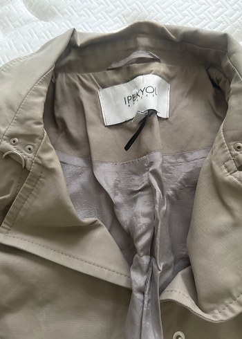 Hali Kadın Midi Trençkot Düğmeli - Görsel 3