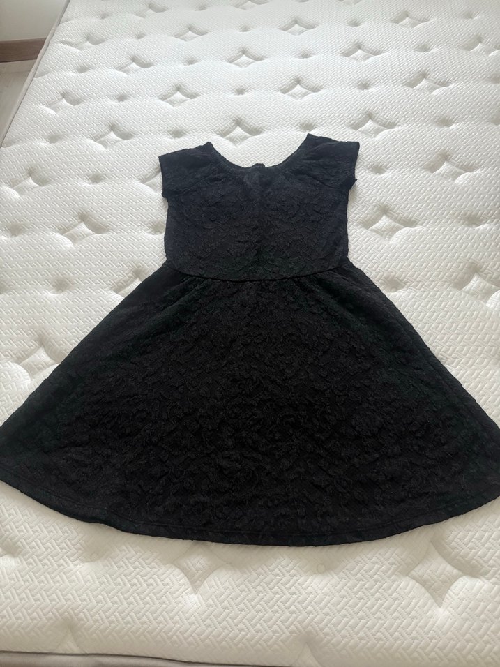 Penye füme kabarma dokulu Kolsuz Elbise - Görsel 2