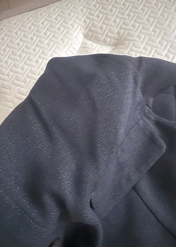 Füme Midi Ofis Elbisesi, Kemerli, V Yaka - Görsel 3