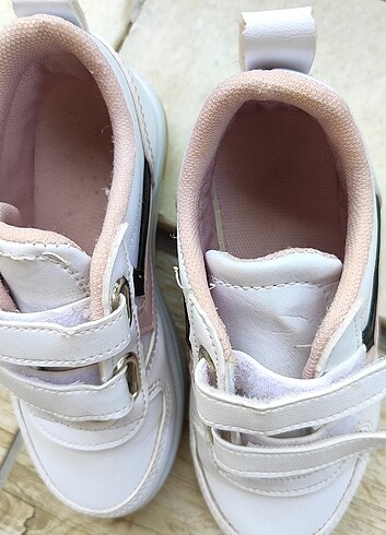 27 Beden beyaz Renk Kız çocuk spor ayakkabı 