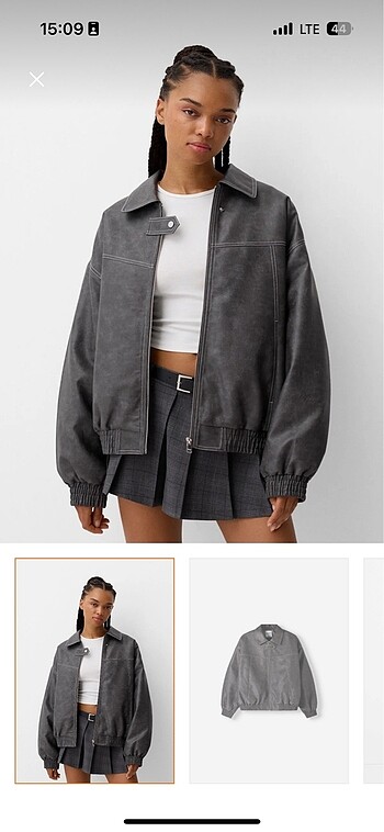 Bershka oversize süni ceket 2-3 kere giyilmiştir