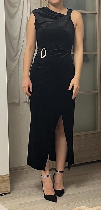 Zara kadife elbise