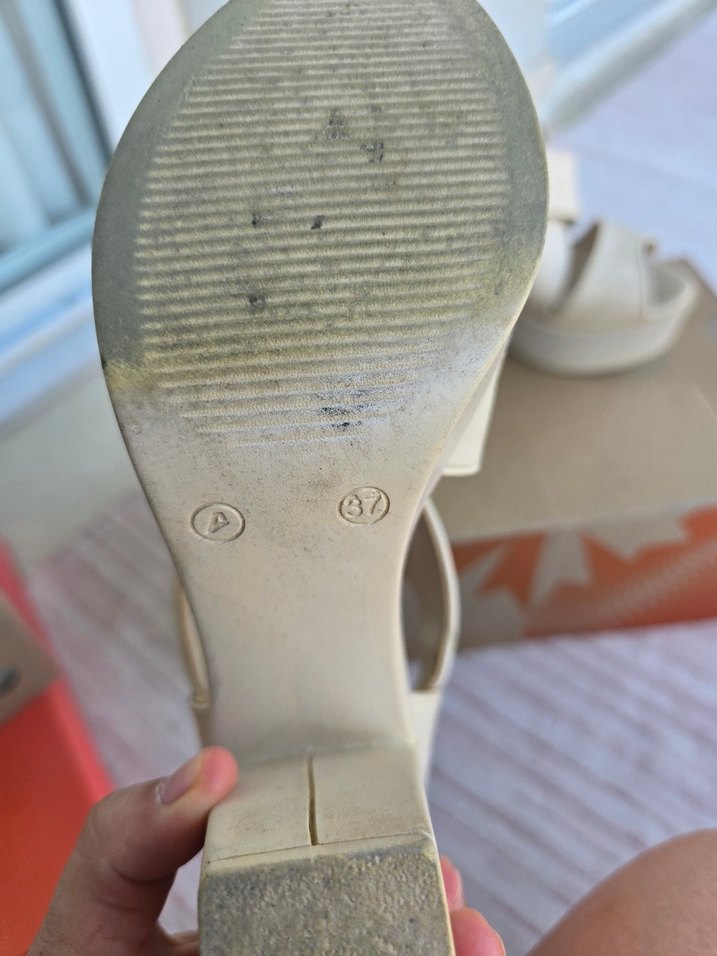 jevel bej platform Topuklu Kadın Ayakkabı - Görsel 4