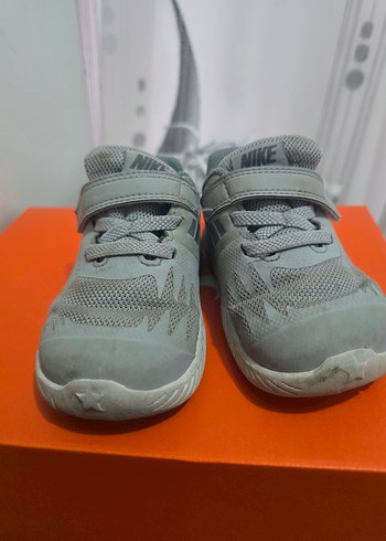 Nike Gri Nike Erkek Çocuk Spor Ayakkabı Velcro