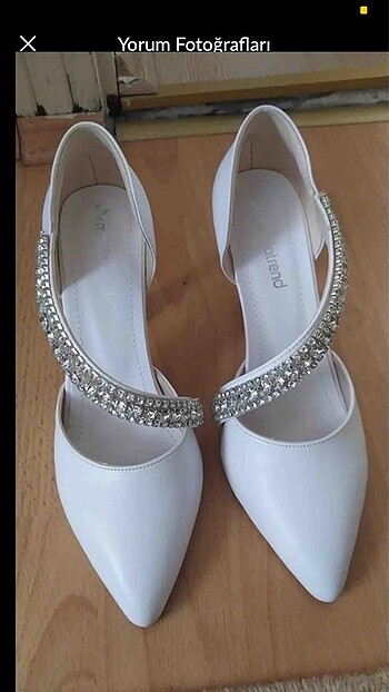 40 Beden Beyaz topuklu ayakkabı