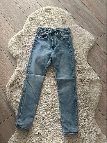 Zara Skinny Kot Mavi
