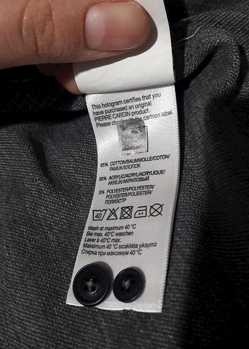 Pierre Cardin pamuklu yeşil erkek gömlek - Görsel 11