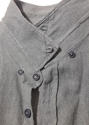 Pierre Cardin pamuklu yeşil erkek gömlek - Görsel 4