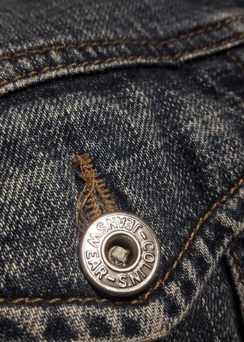 Colin's Marka L Beden, Düğmeli Erkek Denim Ceket - Görsel 4