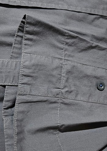 Mavi Marka Xl Beden, Gri Renk Pamuklu Kısa Kollu Erkek Gömlek - Görsel 8