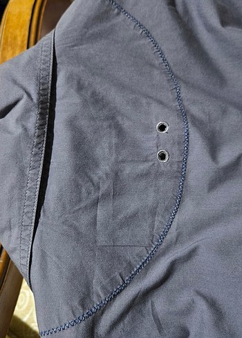 Mavi Marka Xl Beden, Gri Renk Pamuklu Kısa Kollu Erkek Gömlek - Görsel 6