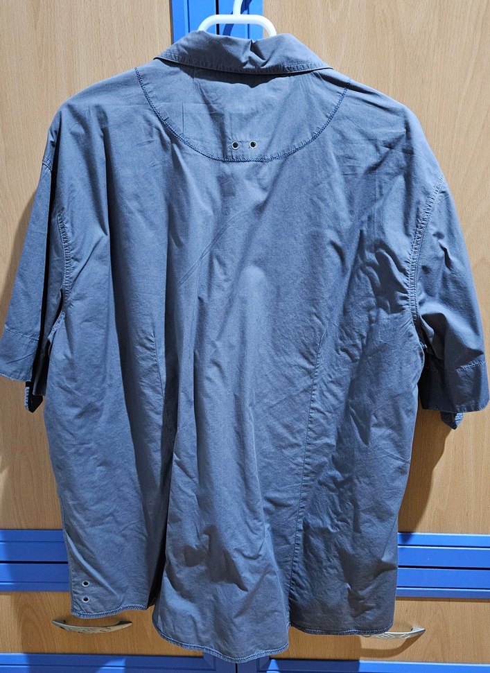 Mavi Marka Xl Beden, Gri Renk Pamuklu Kısa Kollu Erkek Gömlek - Görsel 2