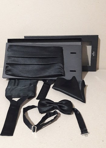 Sarar marka papyon, kuşak, mendil takımı - Görsel 3