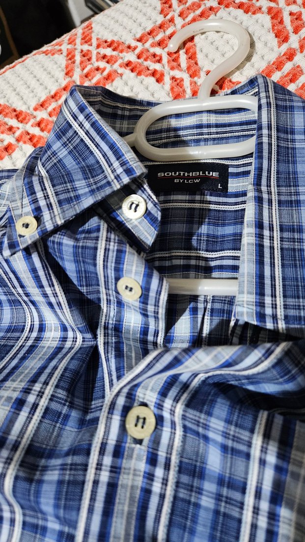 LCW L Beden, kısa kollu erkek gömlek - Görsel 4