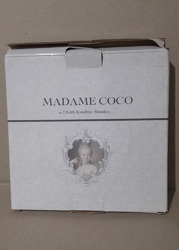 Madame Coco 2 katlı kurabiye standı - Görsel 2