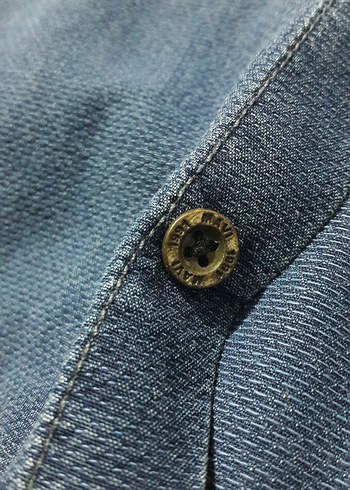 Mavi Marka XL Beden, Denim Erkek Gömlek, Düğmeli, Uzun Kollu - Görsel 5