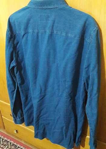 Mavi Marka XL Beden, Denim Erkek Gömlek, Düğmeli, Uzun Kollu - Görsel 2