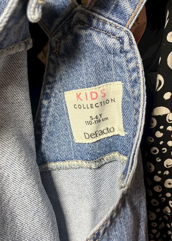 Koton Düğmeli Denim Kısa Salopet
