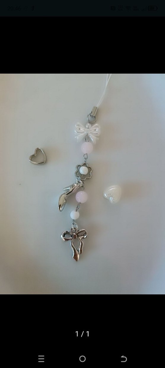 Yeşil Fiyonk Detaylı Nakışlı Kadın Charm - Görsel 5