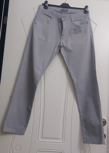 Gri Regular Fit Denim Erkek Pantolon ramsey marka paça boyu 96