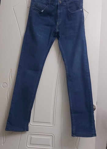 erkek Lacivert Denim Midi Boy Kot Pantolon boy 103 cm mavi marka